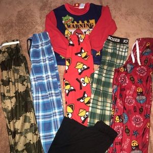 Boys size 8 pajamas bundle
